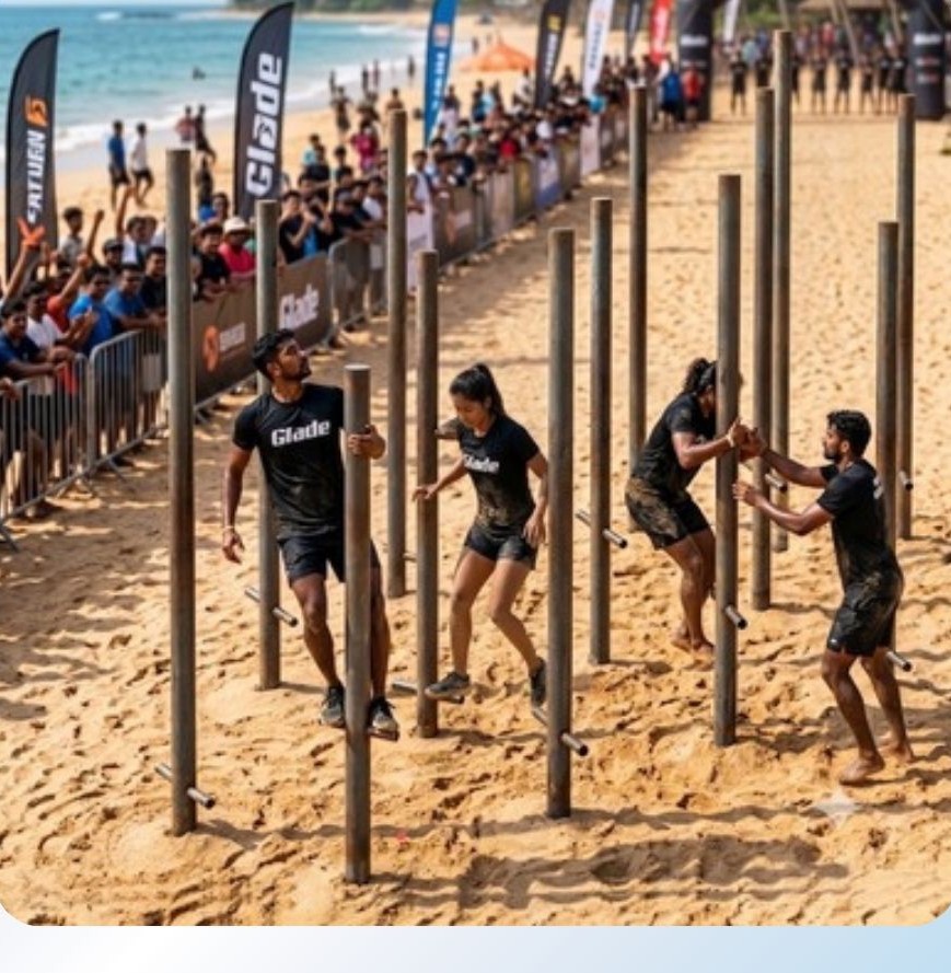 Kaatadi obstacle at Glade Runner 2026 beach race