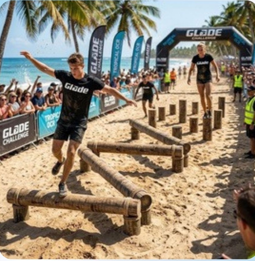Thengettam obstacle at Glade Runner 2026 beach race